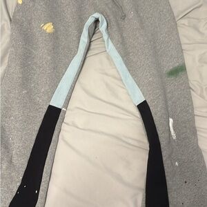 Gallery Dept Gray Sweatpants with Artistic Paint Accents